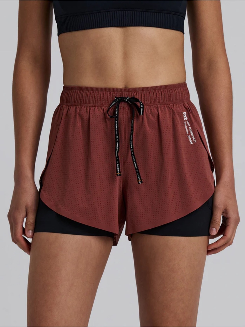 Bandit Vento 2-in-1 Run Short - Mahogany